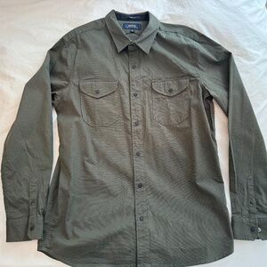 Roark Campover Long Sleeve Shirt - Dark Military - Worn Once - Mens Medium